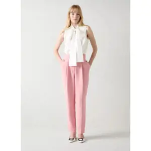 LK Bennett Florian White Cotton Blouse